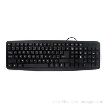 Standard Computer Wired Keyboard, Measures 44.5 x 14.2 x 2.3cm